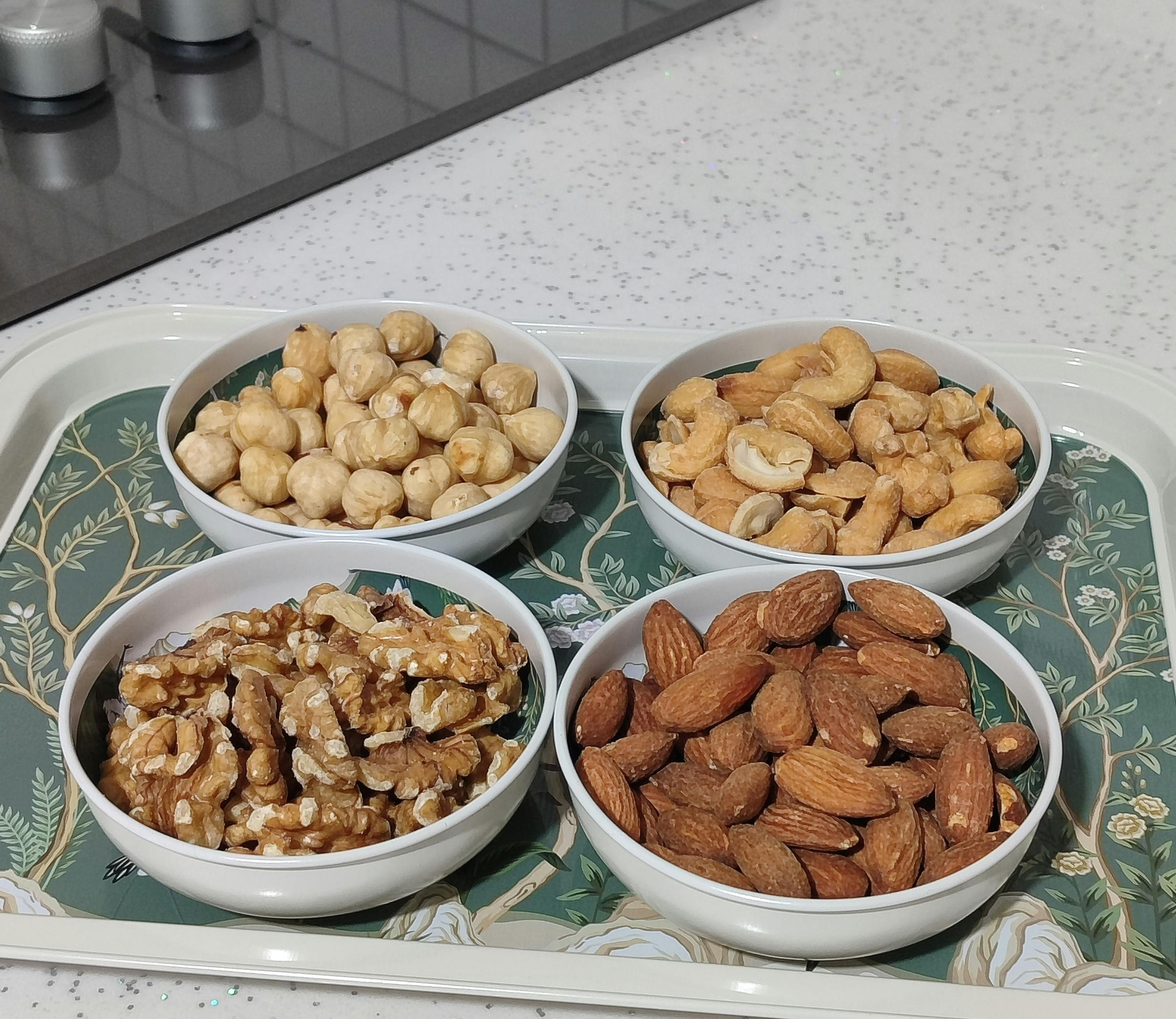 Bowls of nuts
